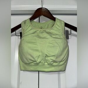 Gymshark Double Strapped Lime Sports Bra S